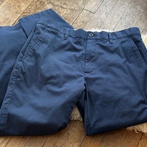 Cole Haan Men's Dark Blue Chinos